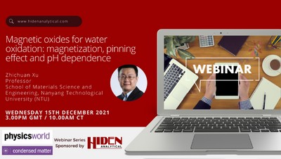 Magnetic oxides for water oxidation: magnetization, pinning effect, and pH dependence