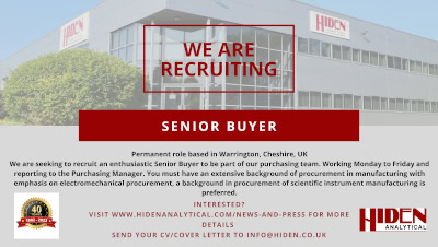 We are recruiting! – Senior Buyer