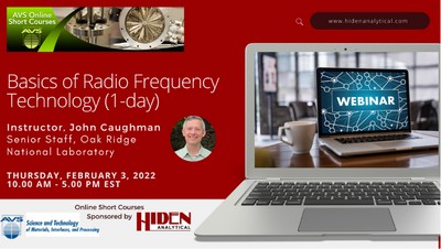 AVS Online Short Course: Basics of Radio Frequency Technology (1-day)