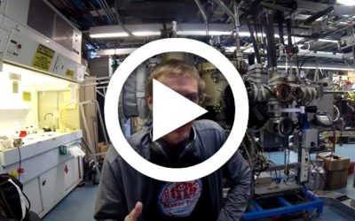 Youtuber #AlphaPhoenix leak checking a UHV #Riber MBE System