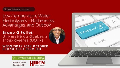 Webinar: Low-Temperature Water Electrolyzers – Bottlenecks, Advantages, and Outlook