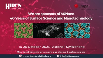 Hiden Analytical sponsoring 40Nano