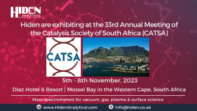 Hiden Analytical Exhibiting at CATSA 2023