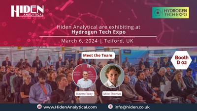 Join Hiden at Hydrogen Tech Expo UK!