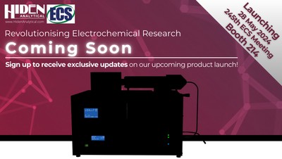 Hiden Analytical Ltd Announces the Launch of the New HPR-20 OEMS System at 245th ECS Meeting in San Francisco