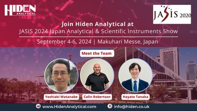 Join Us at JASIS 2024: Explore Cutting-Edge Analytical Solutions with Hiden Analytical