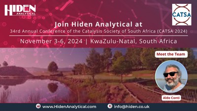 Aldo Conti represents Hiden Analytical at CATSA 2024