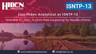 Join Hiden Analytical at ISNTP-13, Korea