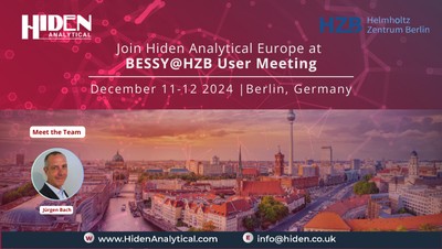 Announcing Juergen Bach’s Participation at the 16th BESSY@HZB User Meeting in Berlin