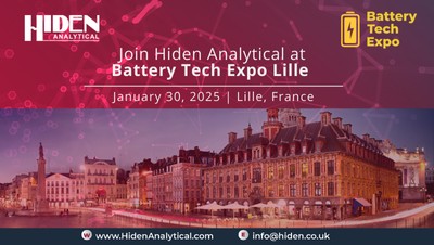 Join Hiden Analytical at Battery Tech Expo Lille 2025