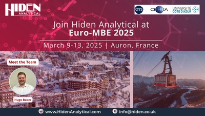 Hiden Analytical at Euro-MBE 2025