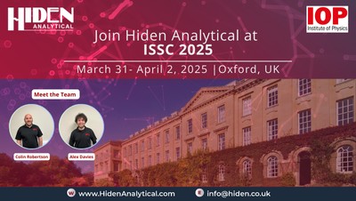 Join Hiden Analytical at ISSC-25 in Oxford