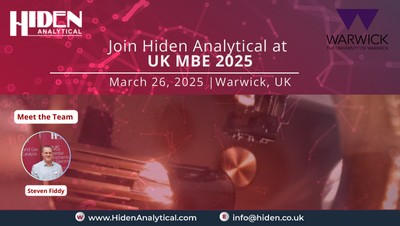 Hiden Analytical at UK MBE 2025