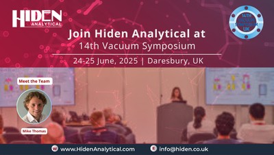 Join Mike Thomas at Vacuum Symposium 2025 – Daresbury Laboratory, UK