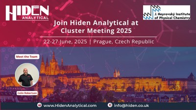 Join Hiden Analytical at Cluster Meeting 2025 in Prague
