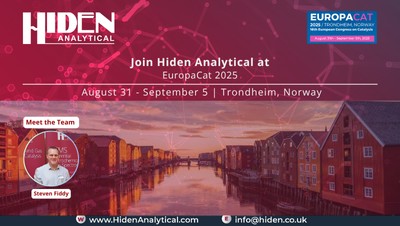 Hiden Analytical will be attending the 16th European Congress on Catalysis in Trondheim, Norway.