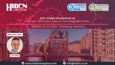 Hiden Analytical Europe at Hydrogen & Carbon Capture Technology Expo 2025: Accelerating Clean Energy Research