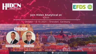 Hiden Analytical to Exhibit at V2025 – Advancing Vacuum, Plasma and Surface Technology