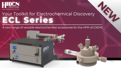Hiden Analytical Launches the ECL Series – A New Toolkit for Electrochemical Discovery