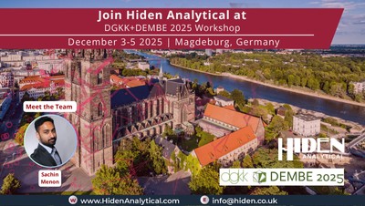 Hiden Analytical to Attend DGKK–DeMBE 2025 in Magdeburg