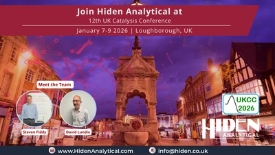 Hiden Analytical to Attend 12th UK Catalysis Conference 2026
