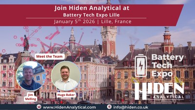Powering Battery R&D in Northern France: Meet Hiden at Battery Tech Expo Lille 2026