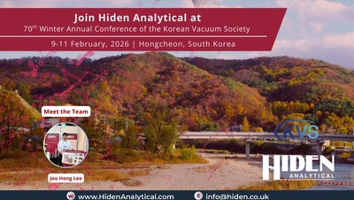 SCINCO to Attend 70th Winter Annual Conference of the Korean Vacuum Society on Behalf of Hiden Analytical