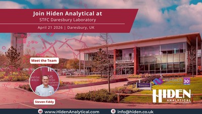 Hiden Analytical to Attend STFC Daresbury Laboratory