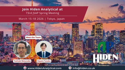 Hiden Analytical to Attend 73rd JSAP Spring Meeting