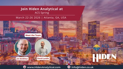 Hiden Analytical to Attend ACS Spring 2026