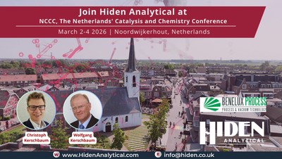 Hiden Analytical at Netherlands’ Catalysis and Chemistry Conference (NCCC XXVII) 2026