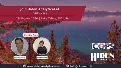 Hiden Analytical to Attend International Conference on Plasma Science (ICOPS) 2026