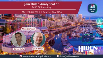 Hiden Analytical to Attend 249th ECS Meeting