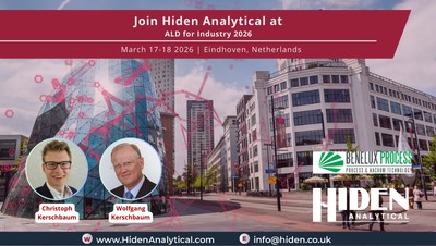 Hiden Analytical at ALD for Industry 2026 | Eindhoven