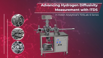 Advancing Hydrogen Diffusivity Measurement with ITDS in Hiden Analytical’s TDSLab-6 Series