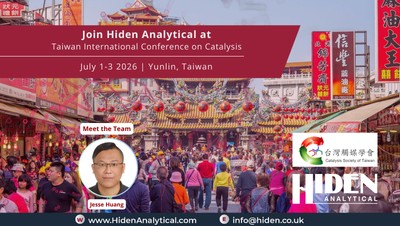 Hiden Analytical to Attend Taiwan International Conference on Catalysis 2026