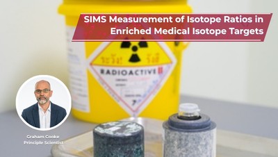 SIMS Measurement of Isotope Ratios in Enriched Medical Isotope Targets